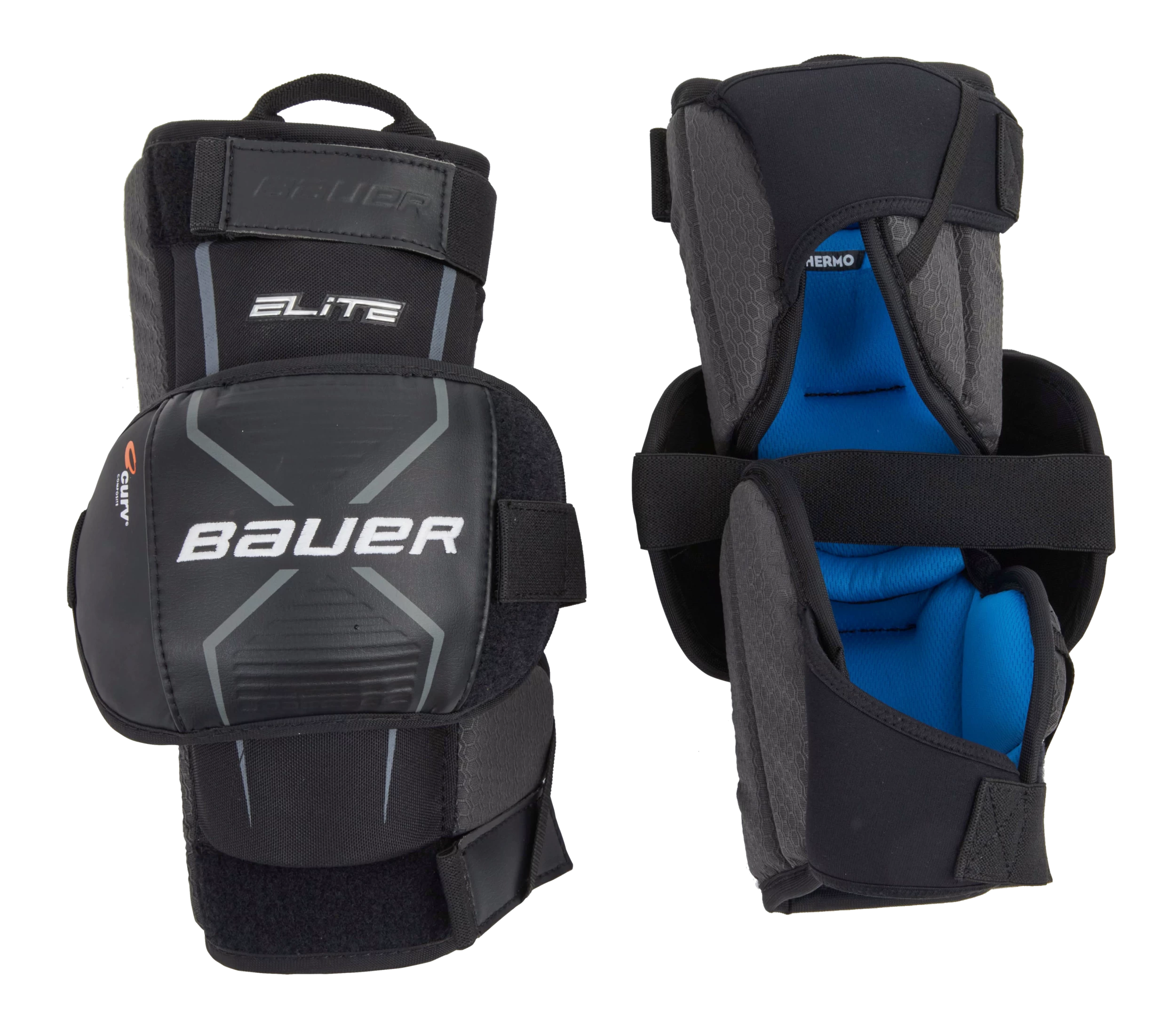 Bauer Elite Senior Goalie Knee Guards 3 Bauer Elite Senior Goalie Knee Guards