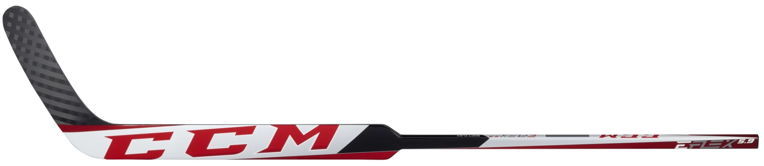 CCM EFLEX 5.9 Senior Goalie Stick (White/Black) 3 CCM EFLEX 5.9 Senior Goalie Stick (White/Black)