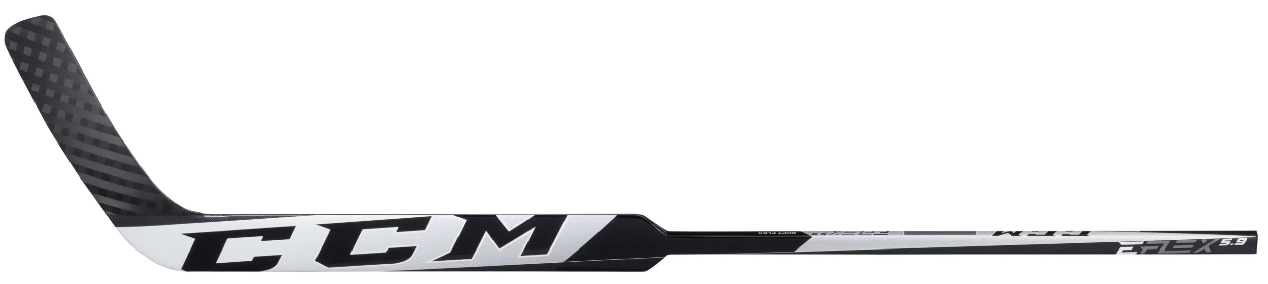 CCM EFLEX 5.9 Senior Goalie Stick (White/Black) 6 CCM EFLEX 5.9 Senior Goalie Stick (White/Black) - Image 4
