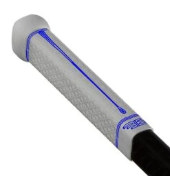 Buttendz Flux Z Stick Grip -Hockey Shop BUTT Flux White Tilt BLUE WEB