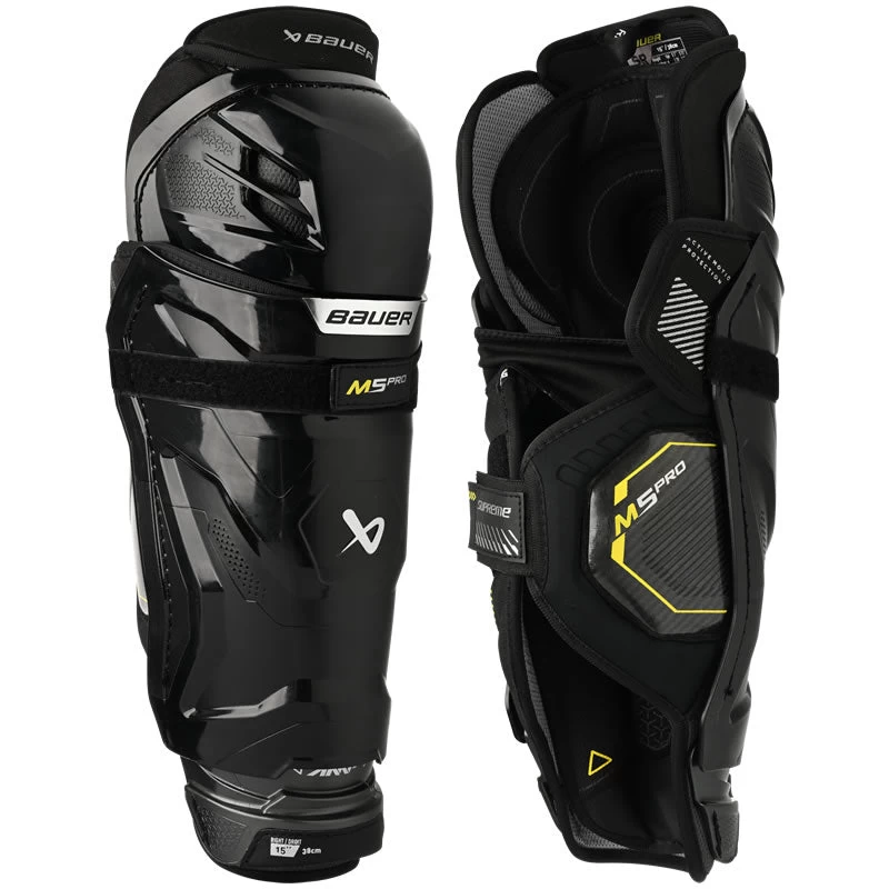 Bauer Supreme M5 Pro Shin Guards - SENIOR 3 Bauer Supreme M5 Pro Shin Guards - SENIOR