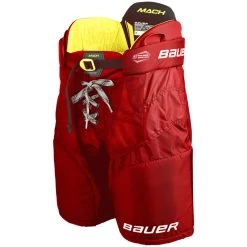 Bauer Supreme Mach Hockey Pants - YOUTH -Hockey Shop BauerSupremeMachPantsYouthRed
