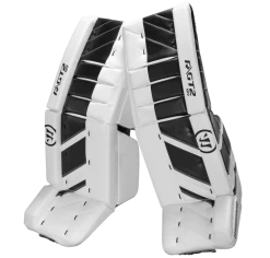 Warrior Ritual GT2 Senior Goalie Pads (w/ Knee Pads) 16 Warrior Ritual GT2 Senior Goalie Pads (w/ Knee Pads) -Hockey Shop warrior ritual gt2 senior goalie pads white black